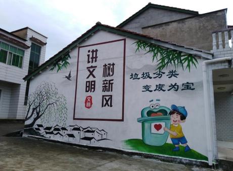 建德墙绘是现在流行的墙体广告