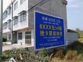 建德墙体广告质量分析