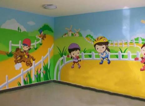 建德幼儿园墙体彩绘制作流程及注意事项