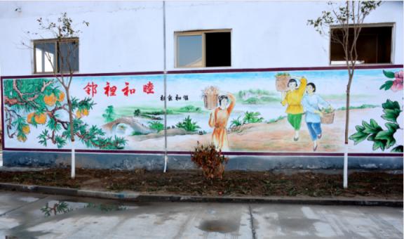 建德乡镇文化墙 乡风文明焕发新活力
