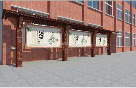 建德学校宣传栏文化墙的作用性