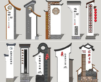 建德美丽乡村标识标牌有哪些分类？